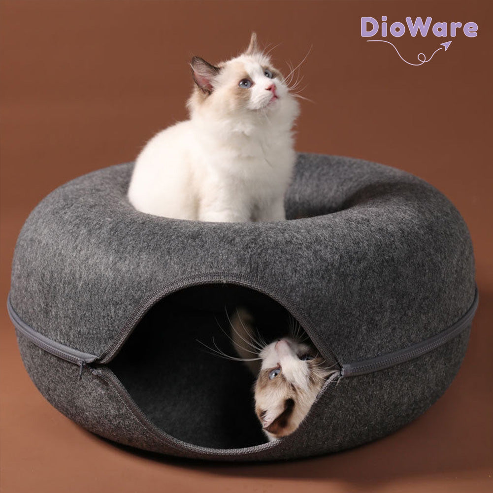 Purr-fect Cosy Kat Bed and Speeltunnel
