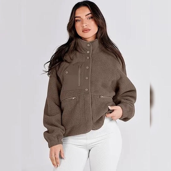 Nieuwe Elegante Fleece Jas
