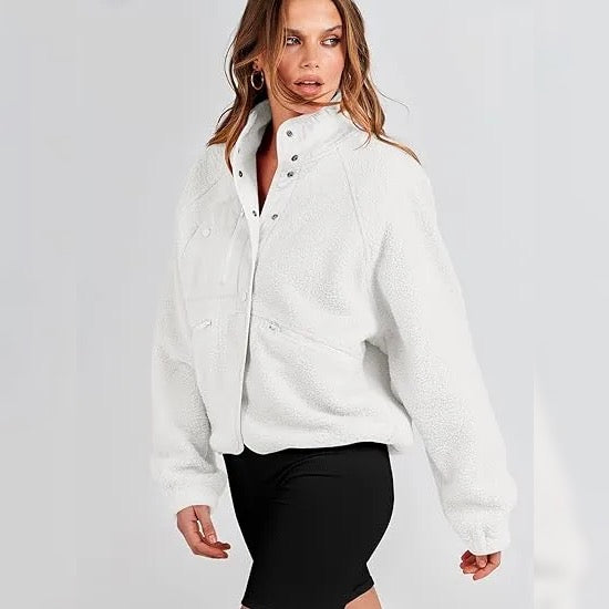 Nieuwe Elegante Fleece Jas