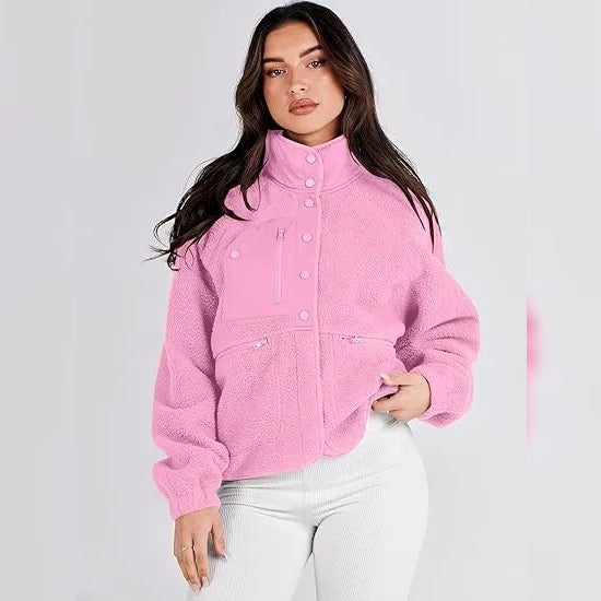 Nieuwe Elegante Fleece Jas