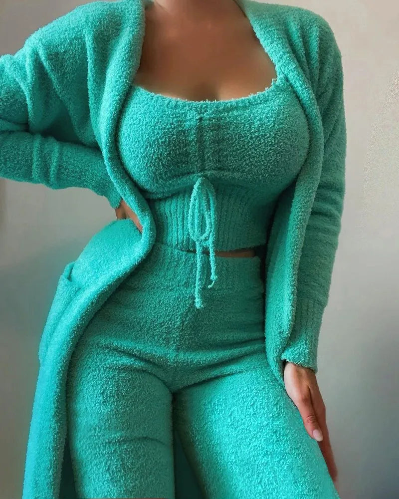 Luxe Velvet Pajamaset voor dames
